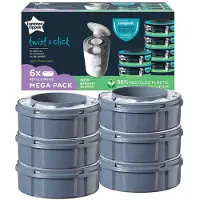 Tommee tippee Navulling Voor Luieremmer Tommee Tippie Twist&Click Eco 6-pack