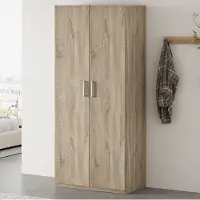 Rousseau Sonoma Opbergkast Mike 80cm | 2 Deuren | H180 x B80 x D42 cm