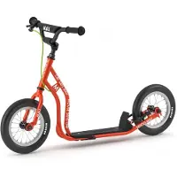 Yedoo Mau kinderloopfiets - geschikt voor kinderen vanaf 4 jaar, met luchtbanden (12/12), reflecterende elementen en verstuurbaar stuur. Kleur: rood