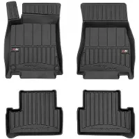 Frogum No.77 Automat / Vloermat - 3D Pasvorm - Geschikt voor Mercedes A-Klasse W177 & V177 vanaf 2018 - TPE Rubber - 4-delig - Hoge Rand 6cm - Zwart