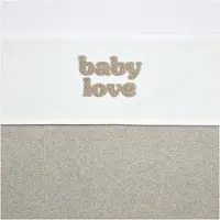 Meyco Laken Babybedje Baby Love Sand Melange 100x150