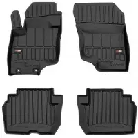 Frogum No.77 - Automatten set - Geschikt voor Mitsubishi Eclipse Cross Hybrid vanaf 2018 - PHEV - 3D TPE Rubber - 4-delig - Hoogte 6cm - Zwart