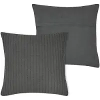 H&S - Sierkussen - Decoratieve kussen TINA, 45 x 45 cm - antraciet