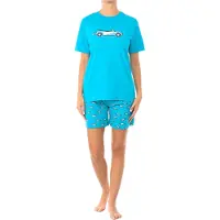 Kisses&love Zomerse pyjama KL40000 met korte mouwen voor dames