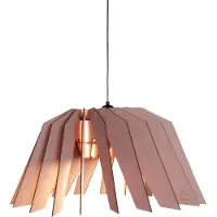 Van Tjalle en Jasper Vesper Hanglamp Ø 53 cm - Aged Pink - Bouwpakket - Stijlvolle Designlamp voor Woonkamer, Eetkamer en Slaapkamer