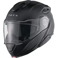 NEXX X.Lifetour Plain, opklapbare helm ,Mat-Zwart ,L