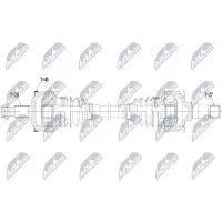 NTY Aandrijfas NPW-ME-140