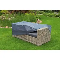Nature - Tuinmeubelhoes - Beschermhoes voor loungebank - 2-zits - H60 x 170 x 90cm