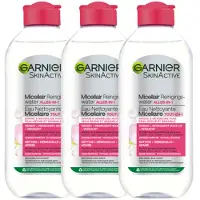 Garnier SkinActive - Micellair Reinigingswater voor de Droge Huid - 3 x 400 ml – Micellair Water Voordeelverpakking