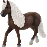 Schleich Boerderij Wereld - Realistische Zwart-Woud Merrie Speelgoed Paard Figurine voor Kinderen, Vanaf 3 Jaar