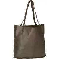 Green Burry Shopper 'Carmen' olijfgroen