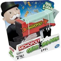 Hasbro E3037 Monopoly, gezelschapsspel, geldregen, speelgeld