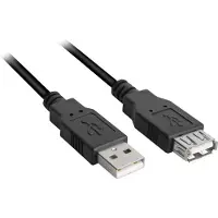 Sharkoon 4044951015429 Kabel USB 2.0 Verlängerung 3,0m schwarz