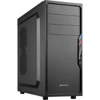 Sharkoon PC behuizing - - VS4-V - Midi toren - ATX - USB/Audio - Zwart