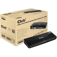 Club 3D CSV-3103D USB Adapter Zwart