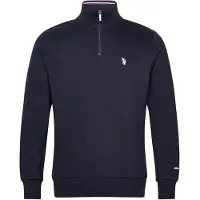 U.S. POLO ASSN. Trui 'UMKurt' saffier / bloedrood / wit