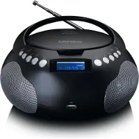Lenco SCD-331BK - Draagbare Radio/CD/MP3 speler met USB en Bluetooth - Zwart