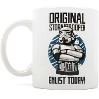 Thumbs Up Kop - Retro Tasse Enlist Today - voor Geen - wit | Maat Standard