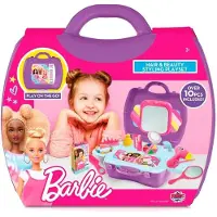 Mattel Barbie Hairdressing And Beauty Briefcase Roze