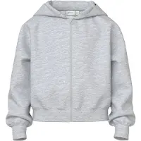 Name it Sweatvest lichtgrijs