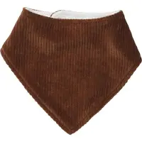 Vertbaudet Set van 2 slabbetjes bandana Petit Nomade caramel set met ivoorprint