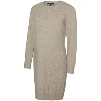 Vero Moda Maternity Gebreide jurk 'VMMDoffy' lichtbruin