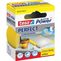 TESA Textieltape perfect 2.75mx38mm geel | 6 stuks
