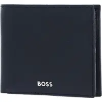 HUGO BOSS Leren Portemonnee Classic Grained Wallet Dark Blue Donkerblauw