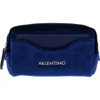 Valentino Cosmetische tas Beauty Morbido Misteltoe Case Blu Donkerblauw