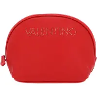 Valentino Cosmetische tas Pie Re Soft Cosmetic Case Rosso Rood