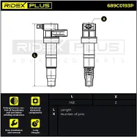 RIDEX 689C0193P Bobine