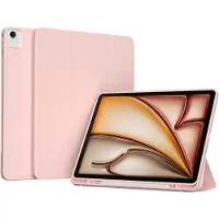 Accezz Smart Silicone Bookcase voor de Apple iPad Air 13 inch (2026) M4 / (2025) M3 / (2024) M2 - Roze