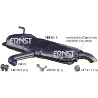 ERNST 155014 Einddemper