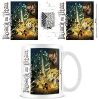 Attack On Titan L'ATTAQUE DES TITANS S4 - Mug - 315 ml - Escouade vs Titans