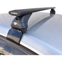 Farad Dakdragers geschikt voor de Opel Grandland vanaf 2017 glad dak - Aluminium - Hoog laadvermogen 100kg - Wingbar - Zwart - Merk