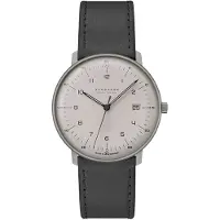 Junghans Max Bill 59/2023.02 - Mega Solar - zonne-energie horloge - heren - vintage - titanium - solar - radiogestuurd - luxe horloge