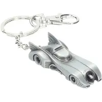 SD Toys Batman 3D Sleutelhanger 1989 Batmobile 7 cm Zilverkleurig