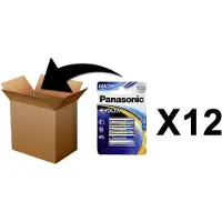 Panasonic Batterijen - Evolta AAA-LR03 X 4 - Box 12 Pack