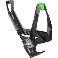 Elite Cannibal XC Bio Based Bottle Cage Black/Green Fietsbidonhouder