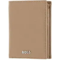 HUGO BOSS Leren Portemonnee Classic Grained Wallet Camel Lichtbruin