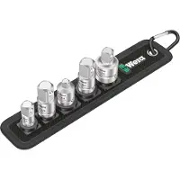 Wera 05042680001 6-delige 781/5 Set 1 Adapterset In Riem - 1/4" + 3/8" + 1/2"