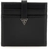 GUESS Kaarthoes Laurel SLG Tab Card Case Black Zwart