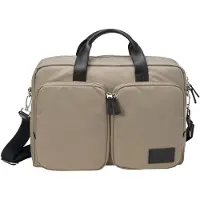 Marc O'Polo Afzonderlijke gevallen Schoudertas met laptopvak Glen Business Bag Pavestone Taupe