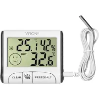 Enzo Chacon weerstation met draadloze buitensensor + barometer, kleur 8150190