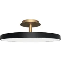 UMAGE Plafondlamp , Asteria Up Large, dimbare, Zwart, Woonkamer, Metaal, Designer