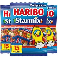 Haribo 3x Starmix Uitdeelzakjes 375 gr