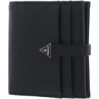 GUESS Kaarthoes Laurel SLG Tab Card Case Black Zwart