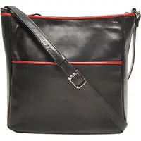 Berba Schoudertas Soft Zwart-Rood