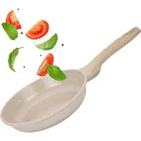 Maison & Kitchen Koekenpan inductie PFAS vrij - Ø 28 cm - Japandi beige