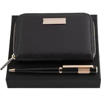 HUGO BOSS Schrijfmappen Vivid Writing Set Black Zwart